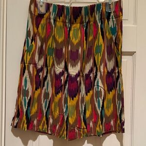Colorful Patterned Women's Skirt Cabi